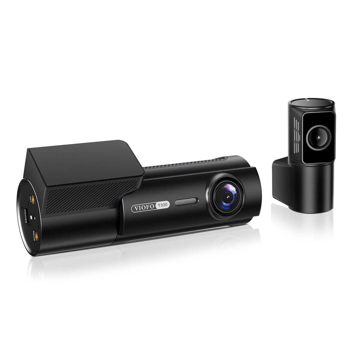 Viofo T330 2CH front and rear cameras with mounts