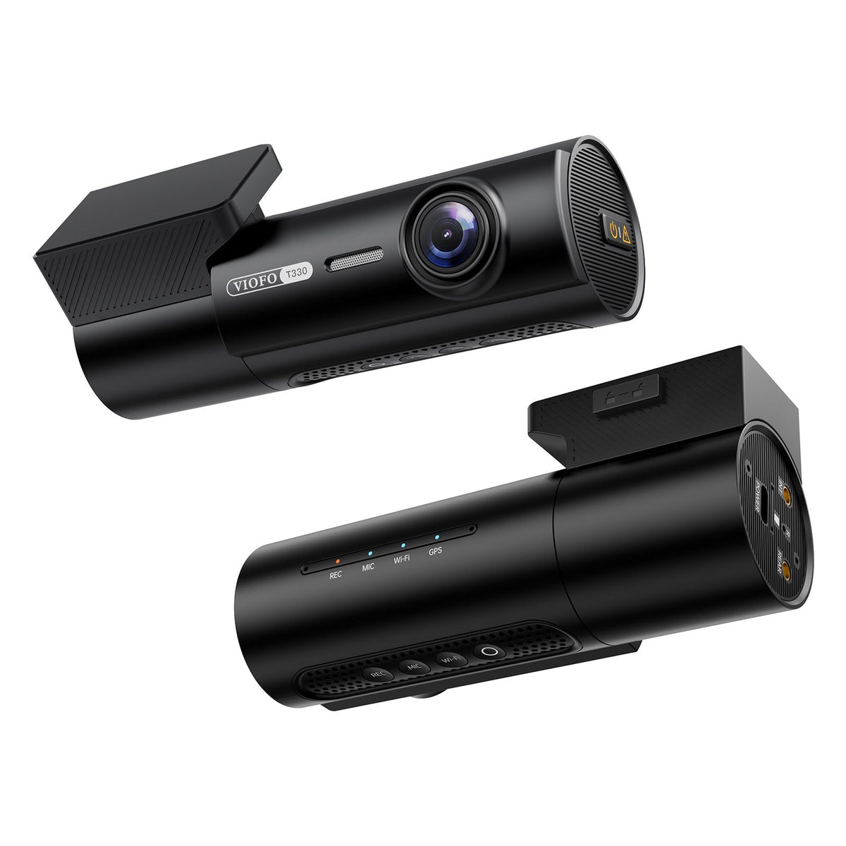 Viofo T330 front camera lens side and control side