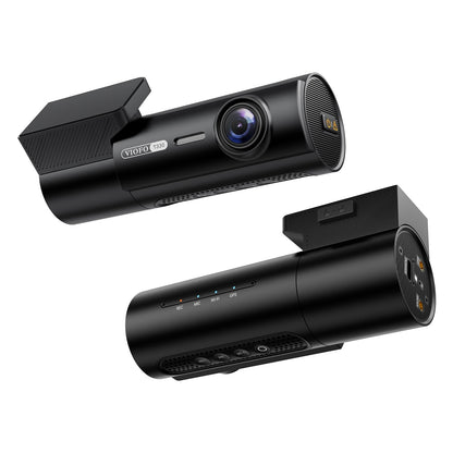 Viofo T330 front camera lens side and control side