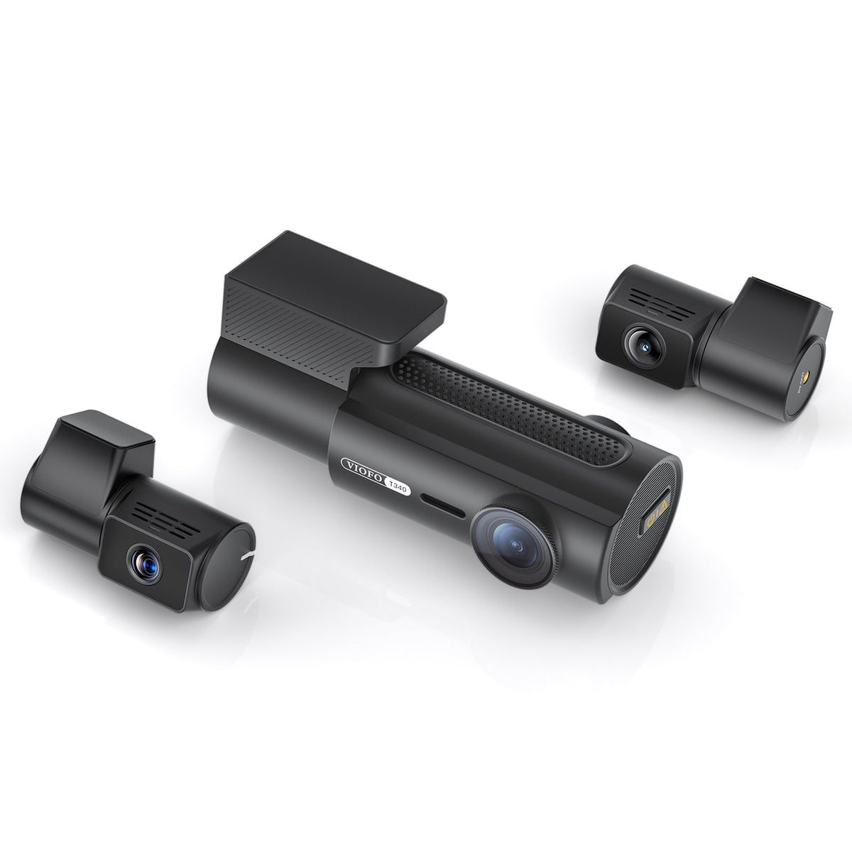Viofo T340 4CH all four cameras