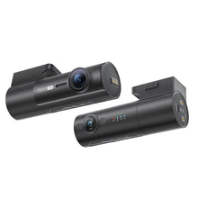 Viofo T340 main unit showing the front lens and the built-in infrared cabin lens