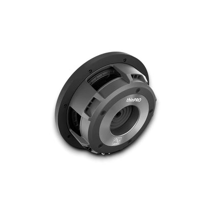 Wavtech thinPRO10-4 10" / 750W RMS / Single 4 Ohm Shallow Subwoofer with Grille Professional Installation Technical Support Fast Shipping Connected Car Experts