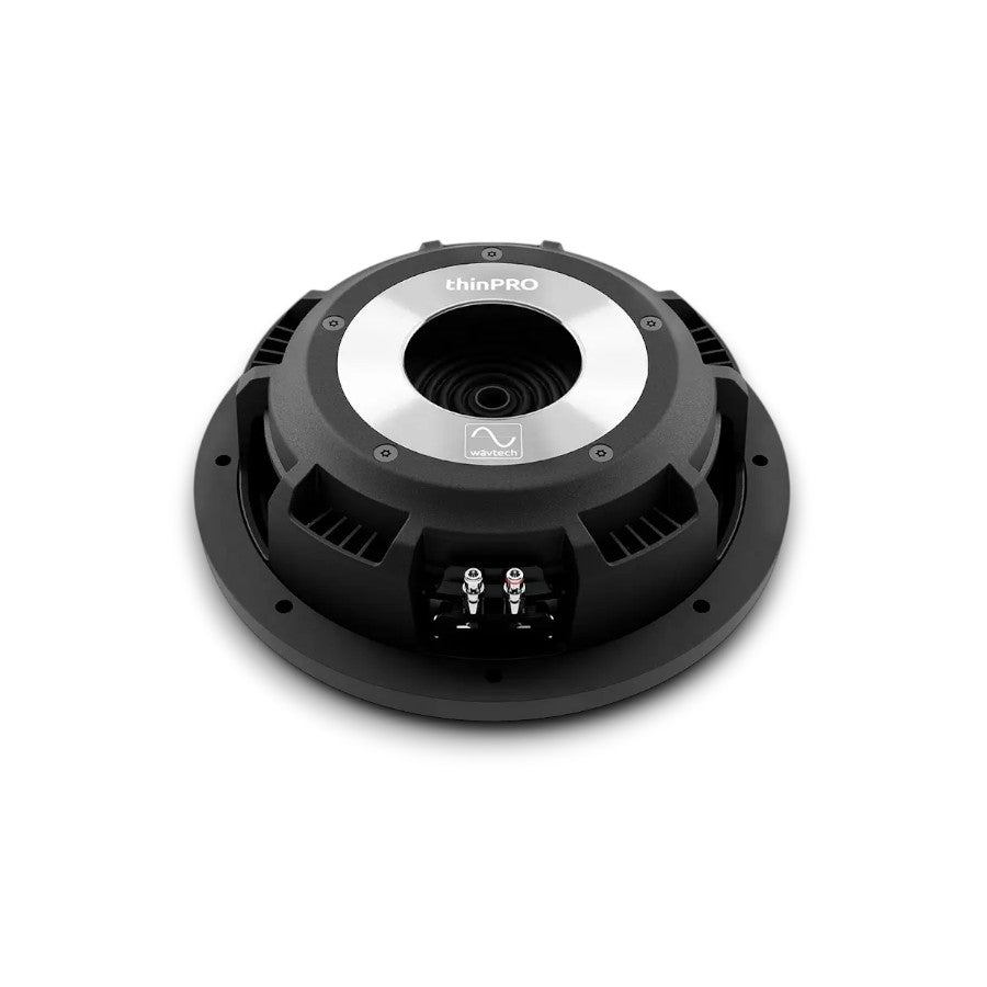 Wavtech thinPRO12-4 thinPRO 12" - 750W RMS - Single 2 Ohm Shallow Subwoofer w/ Grille with Professional Installation Fast Shipping Connected Car Experts