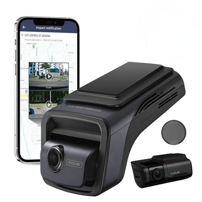 Thinkware U3000PRODO Dash Camera, 4K+2K @ 30fps, 64GB, WiFi, GPS, Cloud, Radar