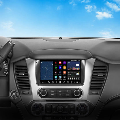 VINLAND 2015-2020 Chevrolet Suburban, Tahoe and 2015-2020 GMC Yukon Custom Fit Car Stereo with pro installation and support