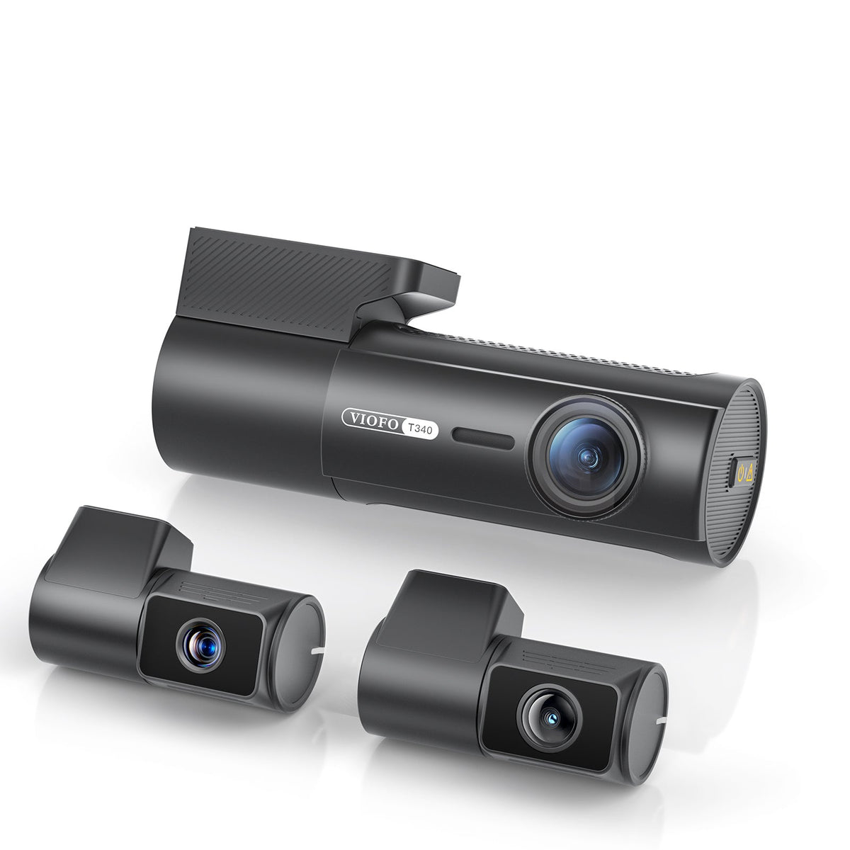 Viofo T340 4CH Dash Camera, 4K + 2K IR Cabin + 2K Telephoto + 2K Rear, WiFi 6, GPS
