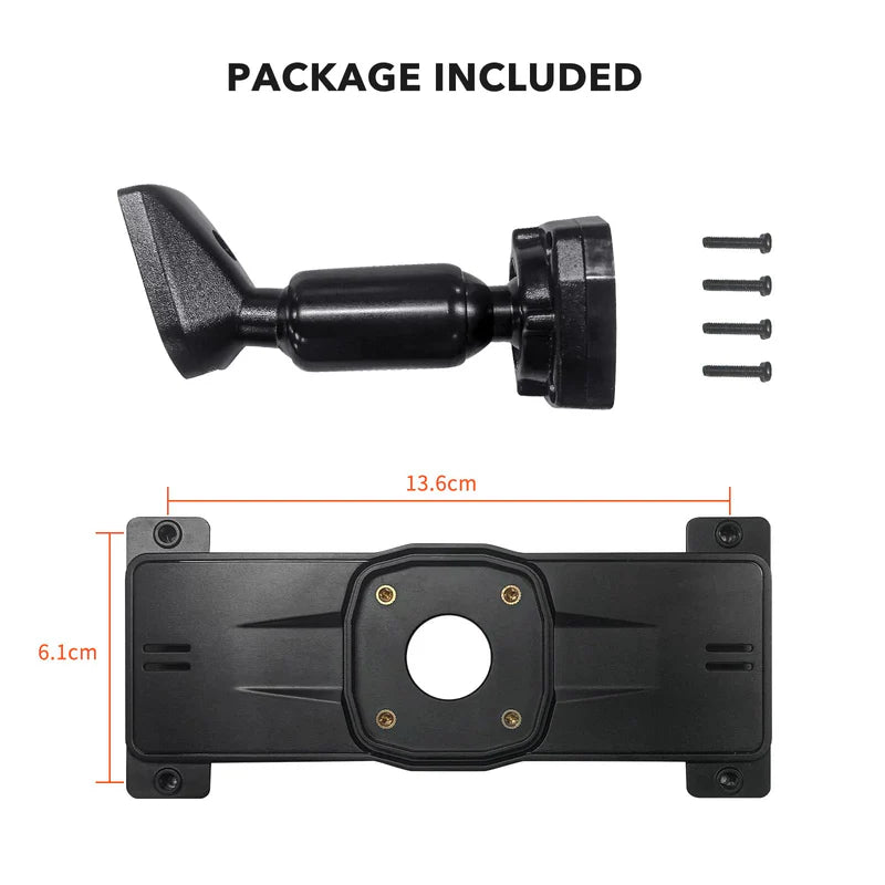 Wolfbox BRACKET1 OEM Bracket for Mirror Dash Camera with mounting arm, screws, professional installation, support, fast shipping Connected Car Experts