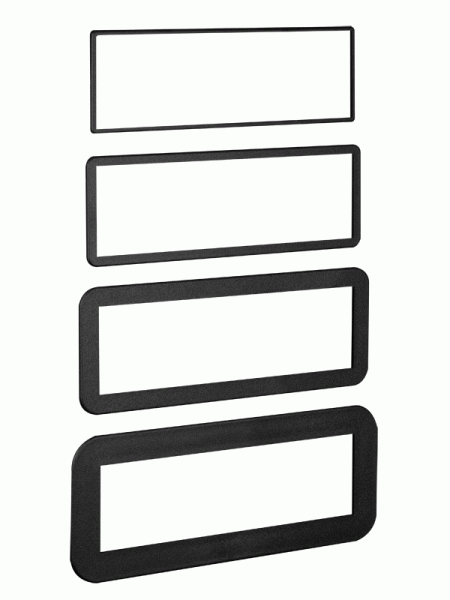 Metra 89-30-0900 Universal Single DIN Trim Kit | 4 Pack - Lockdown Security