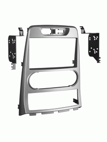 Metra 95-7339S 2010 - 2011 Hyundai Genesis Coupe Silver Double DIN Dash Kit | Manual Climate - Lockdown Security