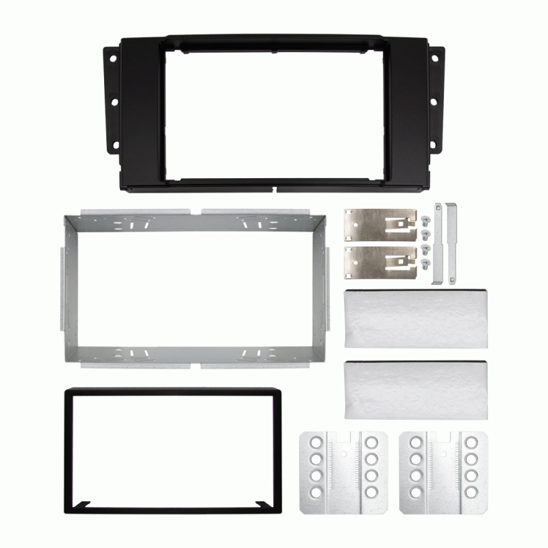 Metra 95-9404B 2006-2009 Range Rover Sport Double DIN Dash Kit | Fits 2008 - 2012 LR2 and 2005-2009 LR3 - Lockdown Security