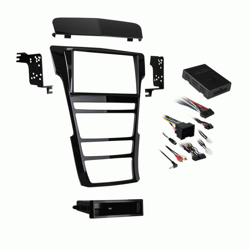 Metra 99-3018HG Cadillac CTS 2008-2014 Double and Single Din Dash Kit | High Gloss Black - Lockdown Security