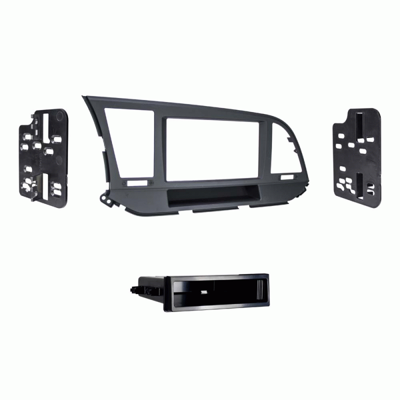 Metra 99-7376B 2017-2018 Hyundai Elantra Double and Single DIN Dash Kit - Lockdown Security