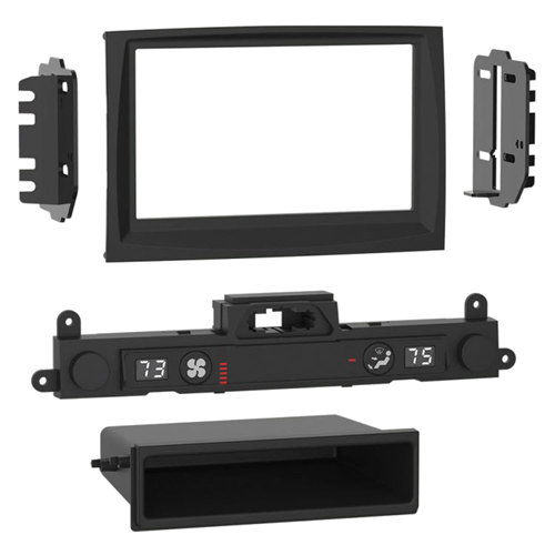Metra 99-7390B 2017 - 2019 Kia Sportage (with NAV Radio) Single and Double Din Dash Kit | Comes with ALL harnesses and SWC retention - Lockdown Security