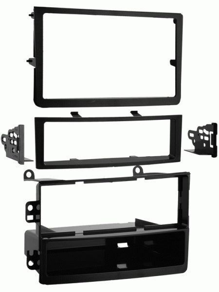 Metra 99-7602 2006-2008 Nissan 350Z Single/Double DIN Mounting Kit - Lockdown Security