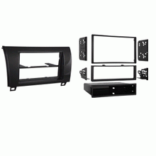 Metra 99-8220CHG 2008 - 2022 Toyota Sequoia / 2007 - 2013 Toyota Tundra Single and Double DIN Dash Kit | High Gloss Charcoal - Lockdown Security