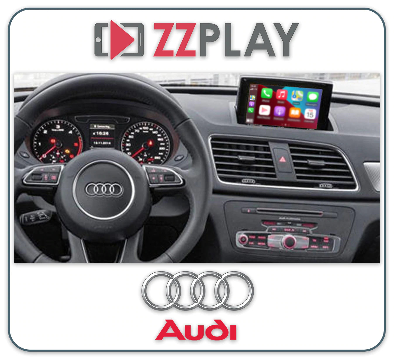 ZZ-2 IT3-MMI3G-Q3N Wireless CarPlay and Android Auto Interface ⭕ Fits NAVIGATION Radio with professional installation and fast shipping.