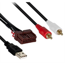 Axxess AXUSB-HK USB Retention Harness with USB and audio connectors for professional installation and fast shipping.