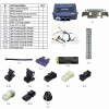 EUROSTART BRS2 Plug and Play Remote Starter kit with connectors, modules, and wiring harnesses, professional installation ready.