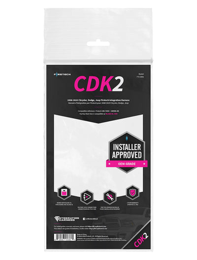 Firstech FTI-CDK2 | T-Harness for Chrysler/Dodge/Jeep/RAM/Volkswagen TIP START Vehicles