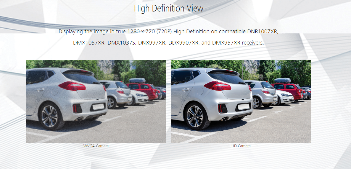 Kenwood CMOS-740HD HD Reverse Camera for compatible Kenwood Receivers - Lockdown Security