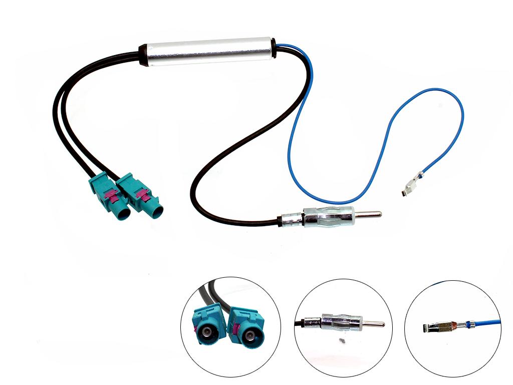 Connects2 CT27AA25 Twin FAKRA European Antenna Adaptor - Lockdown Security