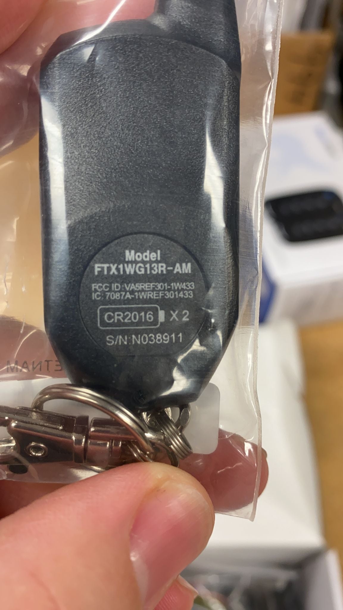 Polarstart FTX1WG13R-AM FCC ID: VA5REF301-1W433 - Lockdown Security