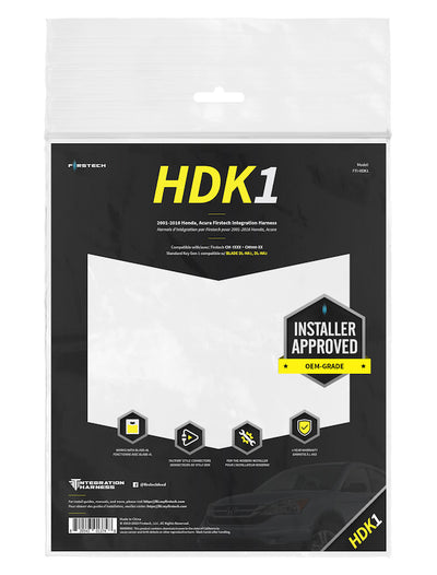 Firstech FTI-HDK1 | T-Harness for 2001 - 2016 Honda KEY Start Vehicles
