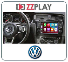 In-car dashboard featuring ZZ-2 IT3-MQB Wireless CarPlay and Android Auto Interface ⭕ Vehicle MUST have a CD player in glove compartment, connected car experts.