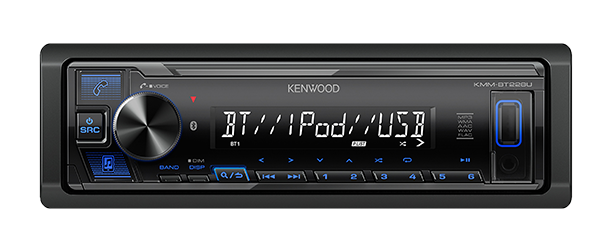 Kenwood KMM-BT228U Digital Media Receiver with Bluetooth - Lockdown Security
