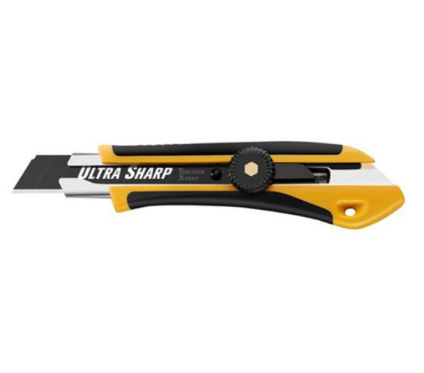 Back ShopWorx Heavy Duty Snap-Off Knife - Lockdown Security