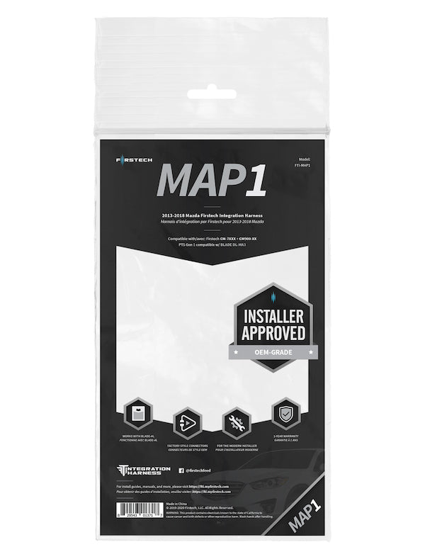 Firstech FTI-MAP1 | T-Harness for Mazda PUSH BUTTON Start Vehicles - Lockdown Security