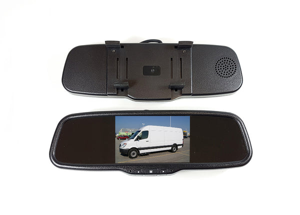Auto-i MC5000 5" Clip-On LCD Smart Mirror - Lockdown Security