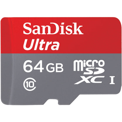 SanDisk Ultra MicroSDXC 64GB U1 Class 10 - Lockdown Security