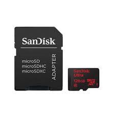 SanDisk Ultra SDSQUNC128 128GB MicroSDXC Memory Card - Lockdown Security