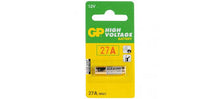 GP Batteries 27A 12 Volt Battery (single) - Lockdown Security
