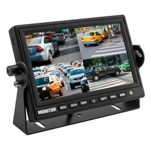 IBEAM TE-7VS-4 7" LCD Screen with Quad Video Input - Lockdown Security