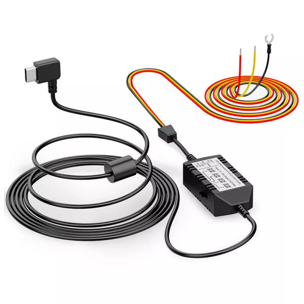 Viofo HK4 Power Cable with Type-C connector, designed for dash cameras, offering fast shipping and professional installation.