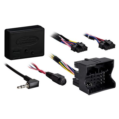 Axxess AXDI-VW2 2015-Up VW Golf Radio Replacement Interface with wiring harness and connectors, professional installation.